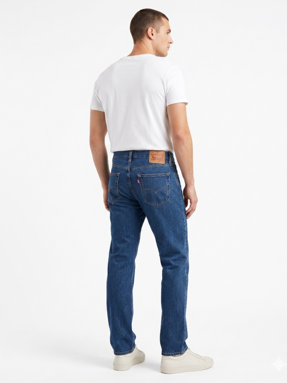 Levi's 505 Regular Fit Jeans Men's 33x30 Medium Stonewash Blue Denim